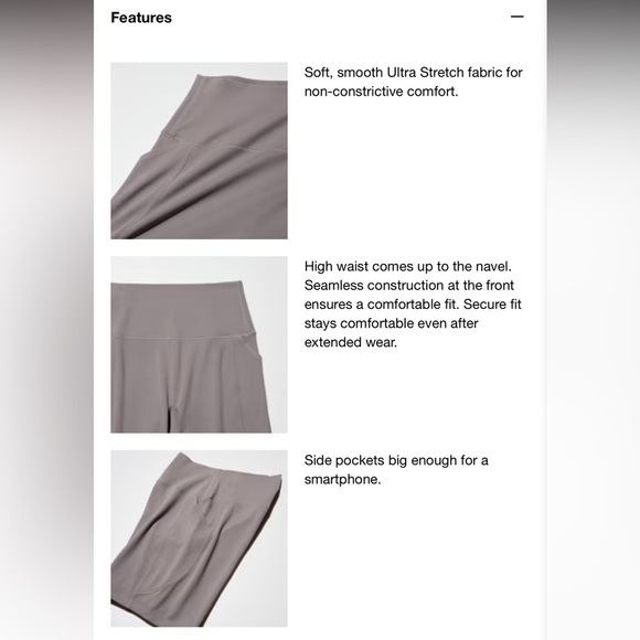 UNIQLO AIRism Soft Biker Shorts - NEW - Picture 13 of 13